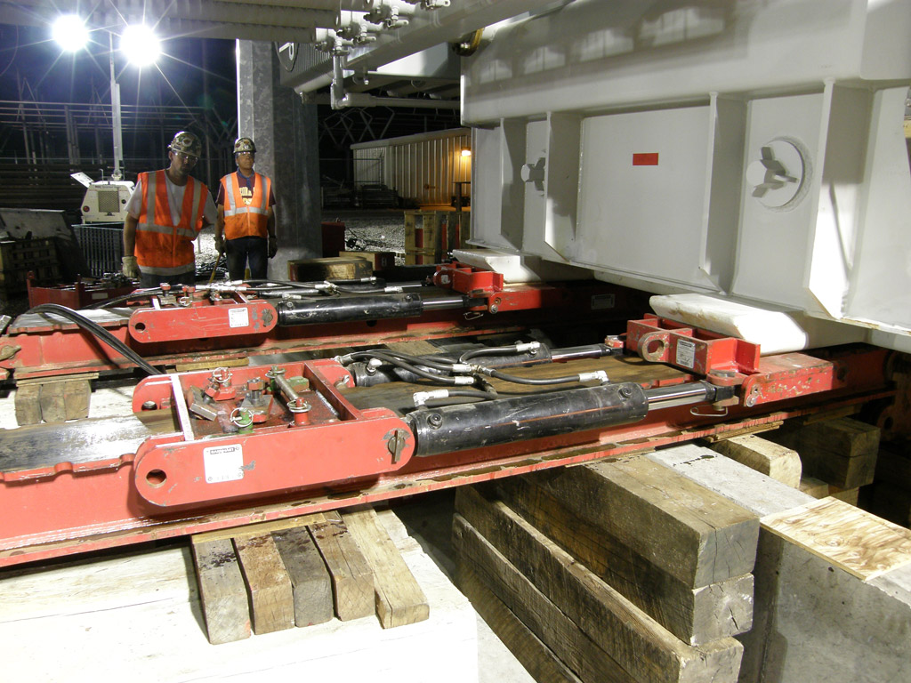 Hydraulic Skidding System Barnhart Crane & Rigging