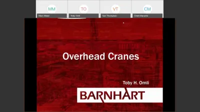 Overhead Cranes - Webinar Thumbnail Image