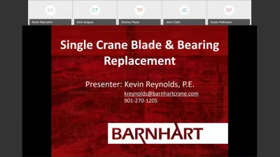Single Crane for Blade and Bearing Replacements - Webinar Thumbnail Image
